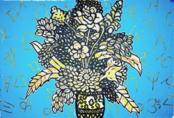 Wisdom-2, 88x130cm, mixed media on canvas, 2015